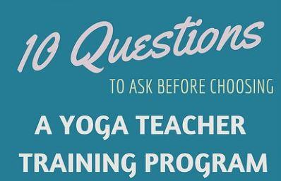 10 Popular Yoga Teacher Training Questions