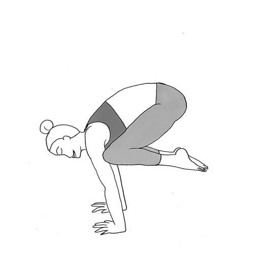 Crow pose